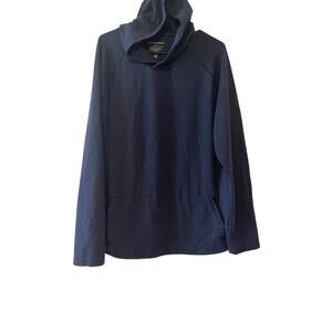 Mizzen + Main Pro Flex Blue Hoodie Mens Size Large
